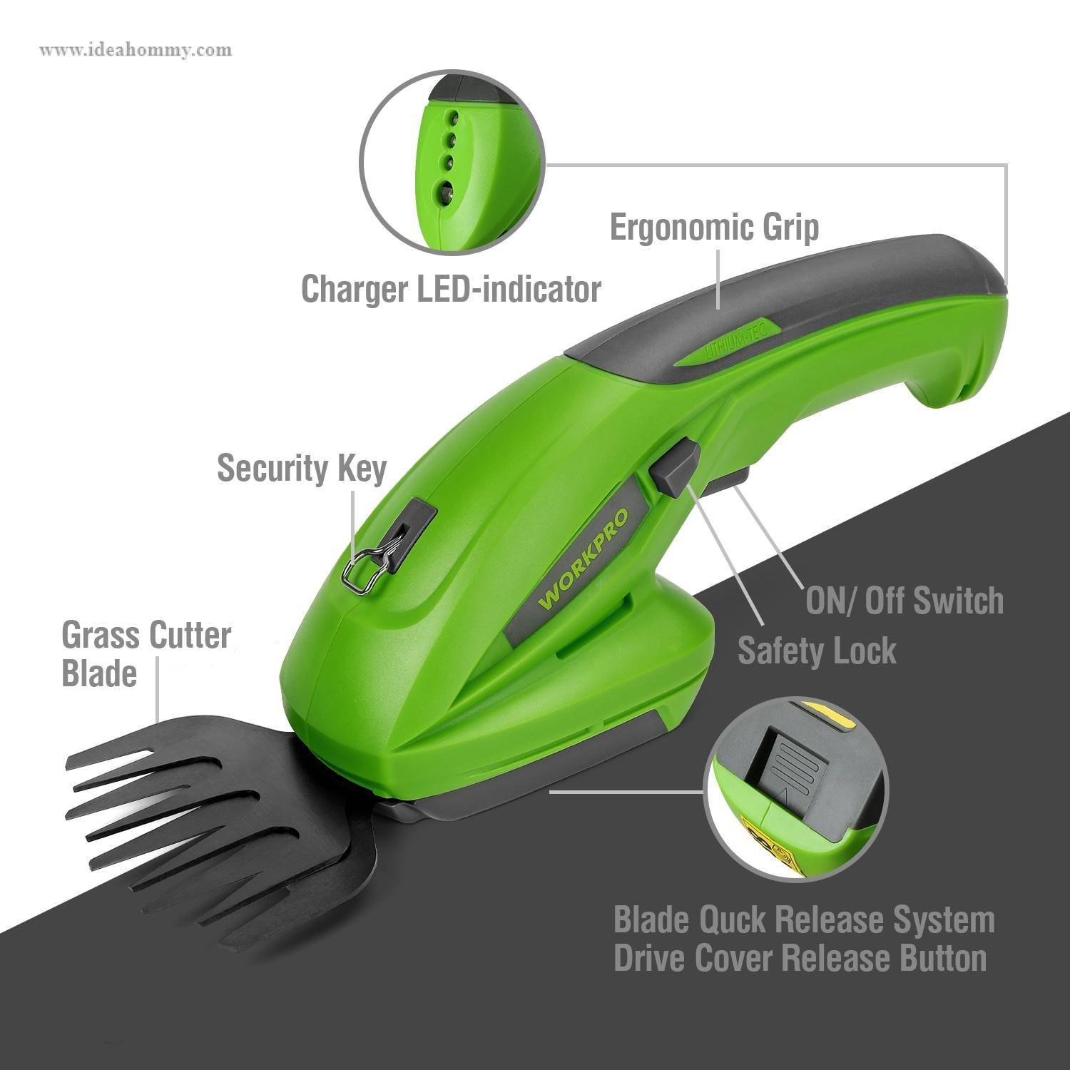 Electric Garden Grass and Hedge Trimmer