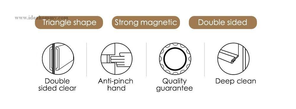 Double Side Glass Cleaning Brush