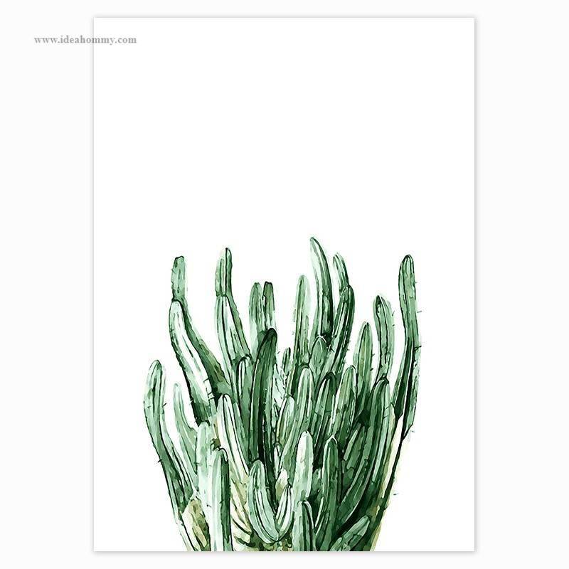 Scandinavian Style Tropical Plants Poster
