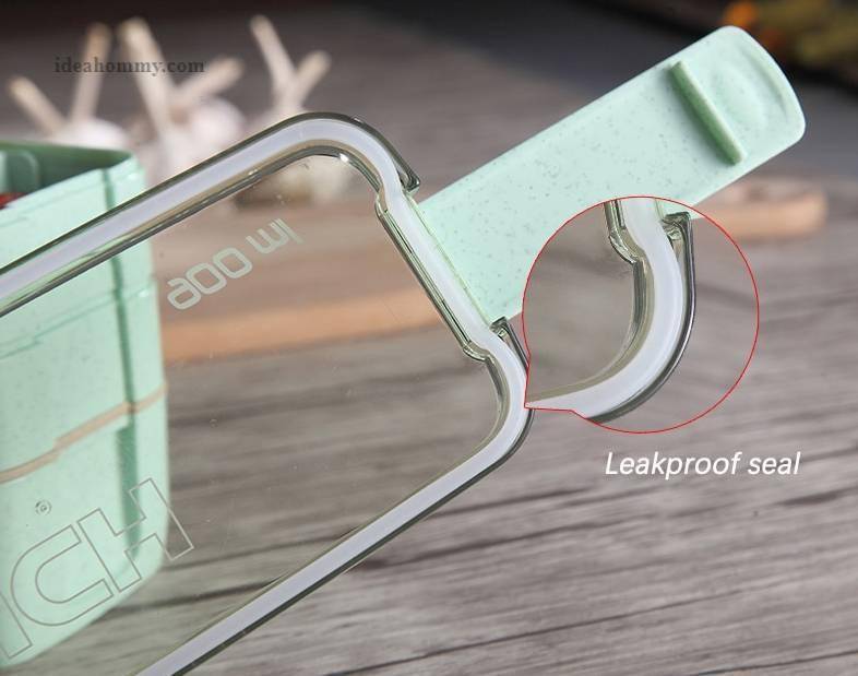 Portable 3 Layered Lunch Box