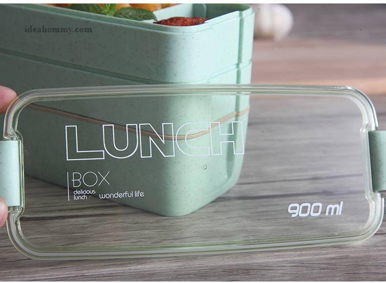 Portable 3 Layered Lunch Box