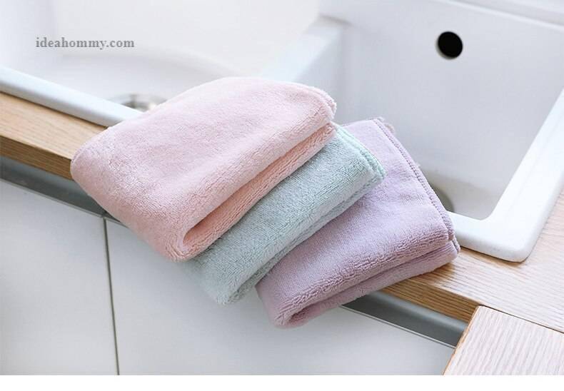 Simple Microfiber Kitchen Towel 3 pcs Set