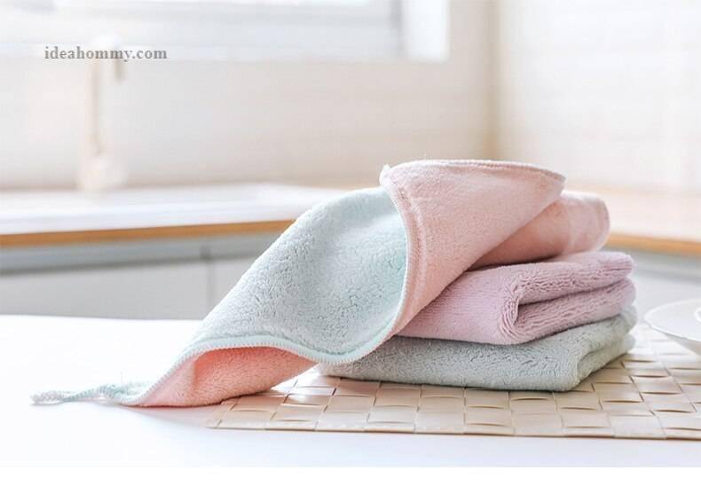 Simple Microfiber Kitchen Towel 3 pcs Set
