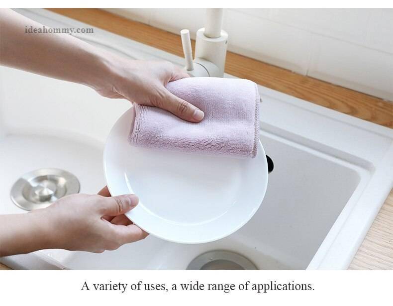 Simple Microfiber Kitchen Towel 3 pcs Set