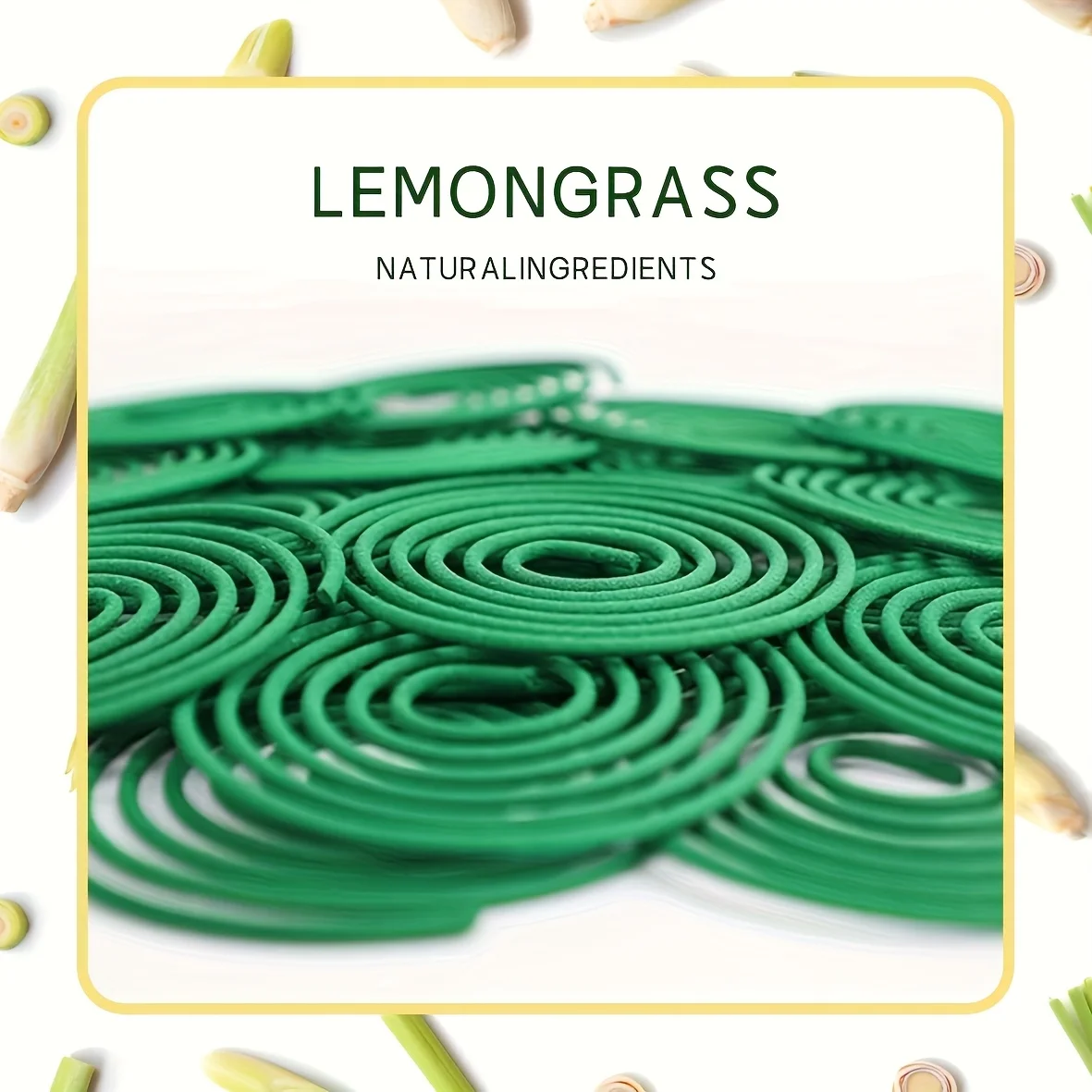 Lavender Lemongrass Aromatherapy Coils Fragrance for Patio, Porch, Poolside, Camping Garden Home Decor, Outdoor Incense Coils