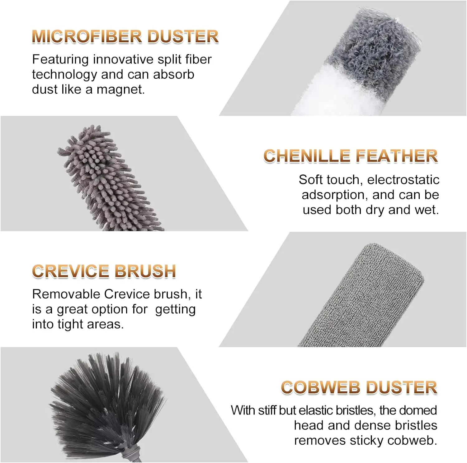 UNTIOR Duster Brush Microfiber Duster Extendable Gap Dust Tools Retractable Car Cleaning Brush Household Ceiling Cleaning Tools UNTIOR Duster Brush Microfiber Duster Extendable Gap Dust Tools Retractable Car Cleaning Brush Household Ceiling Cleaning Tools