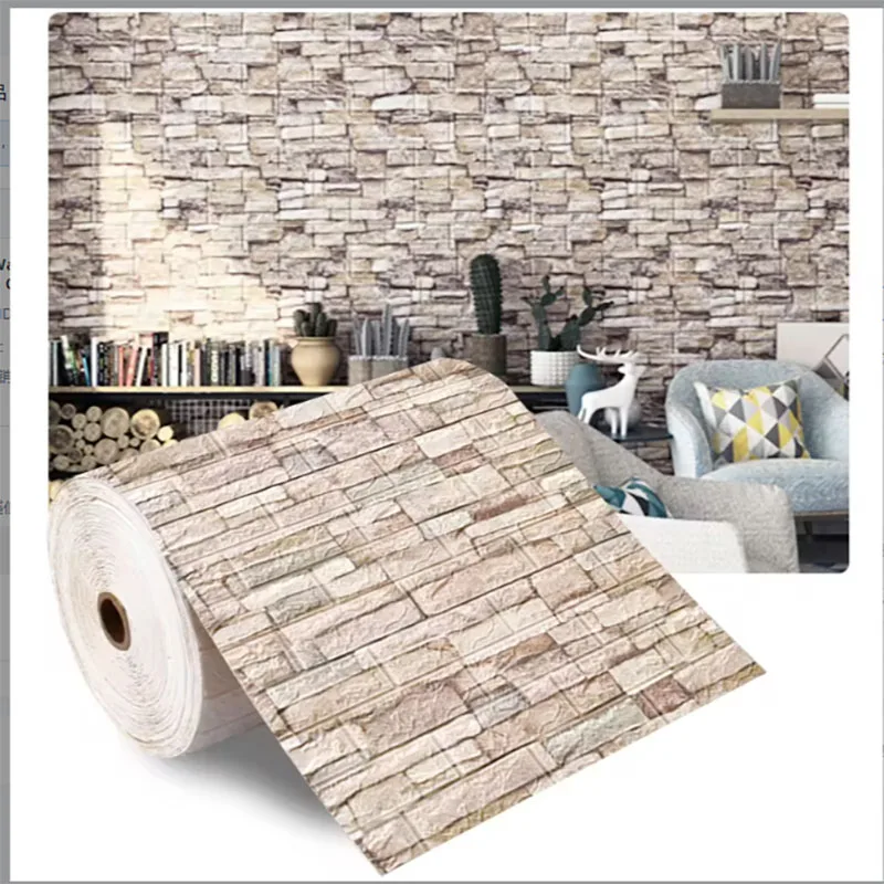 Decorative waterproof and moisture-proof self-adhesive wallpaper retro style home decor bedroom living room background wall Decorative waterproof and moisture-proof self-adhesive wallpaper retro style home decor bedroom living room background wall