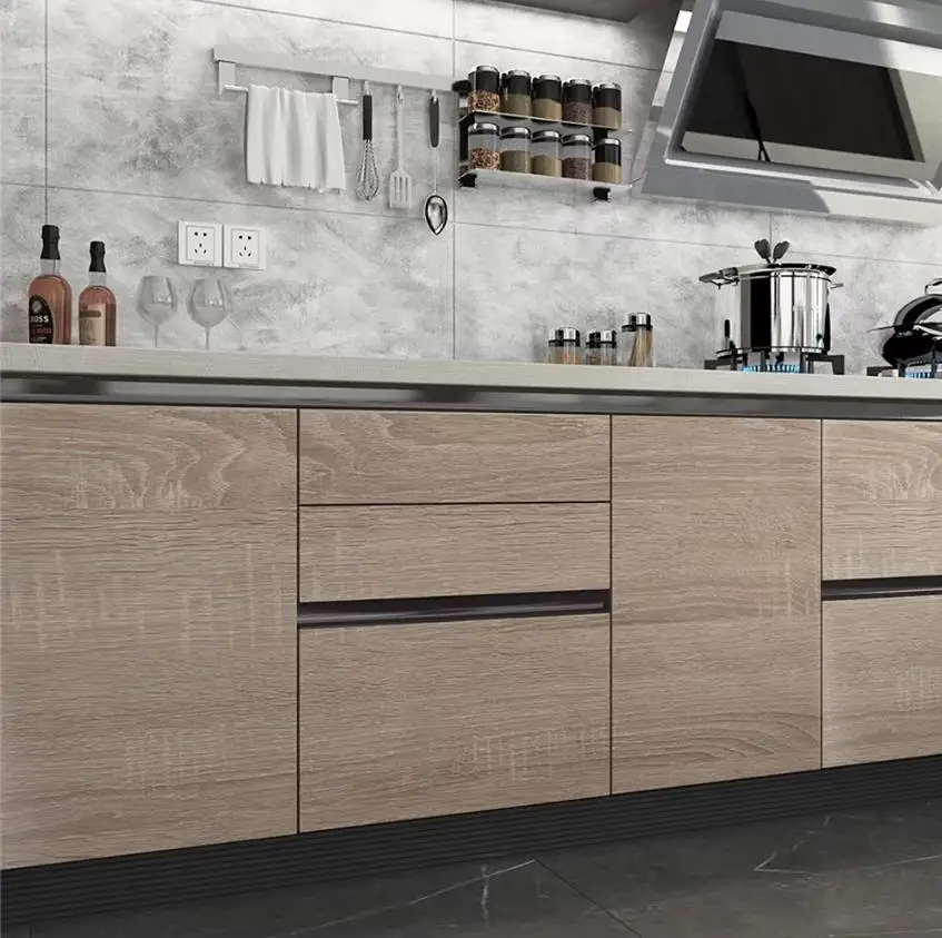 Wood Wallpaper Self Adhesive Vinyl Classic Removable Contact Wall Sticker Paper For Countertop Wardrobe Renovation