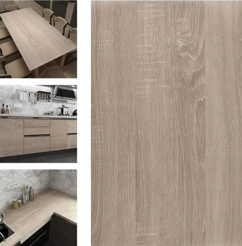 Wood Wallpaper Self Adhesive Vinyl Classic Removable Contact Wall Sticker Paper For Countertop Wardrobe Renovation