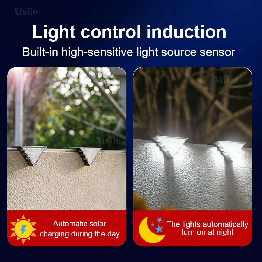 Solar Deck Lights Outdoor Step Fence Lights IP65 Waterproof Solar Lamp for Railing Stairs Pathway Garden Light Decoration Lamp Solar Deck Lights Outdoor Step Fence Lights IP65 Waterproof Solar Lamp for Railing Stairs Pathway Garden Light Decoration Lamp