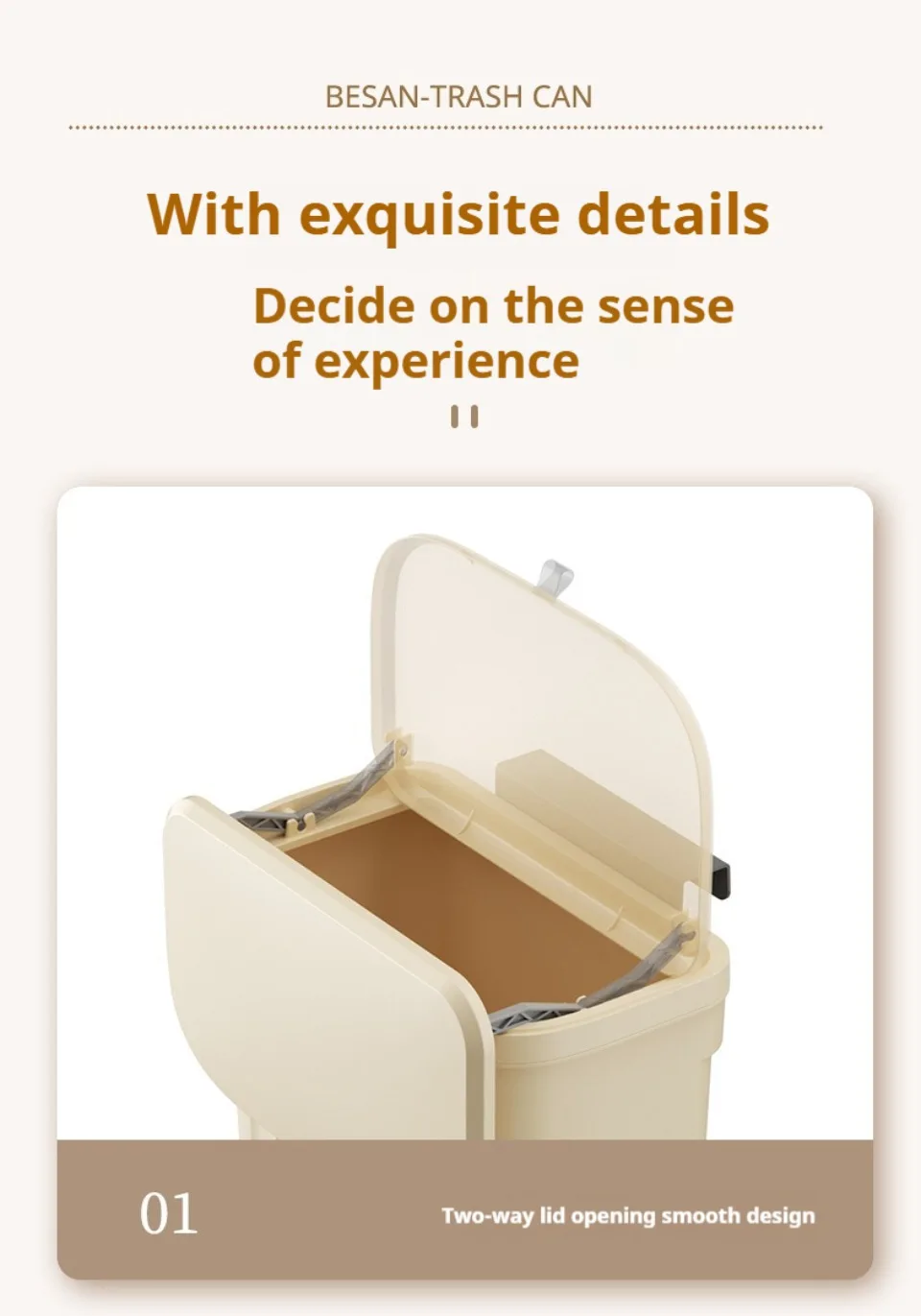 Trash Can Kitchen Wall Mounted Hanging Trash Can With Lid Garbage Can for Cabinet Under Sink Waste Garbage Compost Bin 8.5/12L