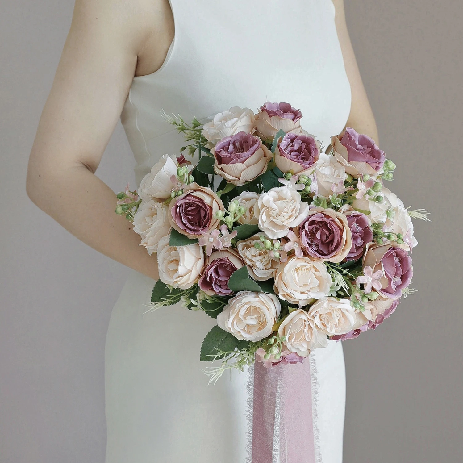 Artificial Peony Flowers Plants Vase for Table Home Room Yard & Garden Decoration Wedding Arrangement Silk Rose Bridal Bouquet Artificial Peony Flowers Plants Vase for Table Home Room Yard & Garden Decoration Wedding Arrangement Silk Rose Bridal Bouquet