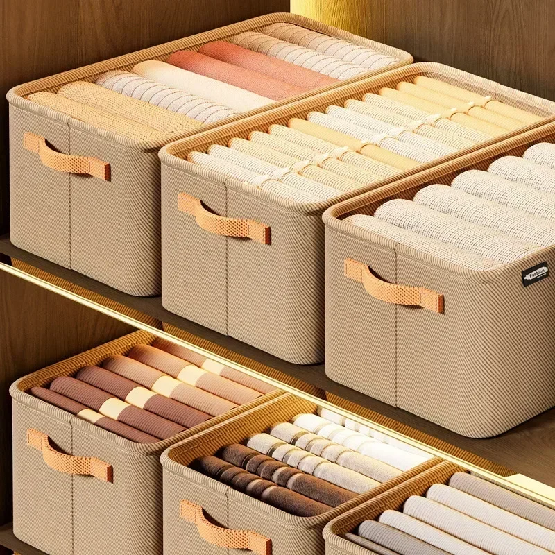 Wardrobe Organizer Box for Storage in The Closet Underwear Drawers Storage Bedroom Cabinet Socks Bra Storage Pants Organizer