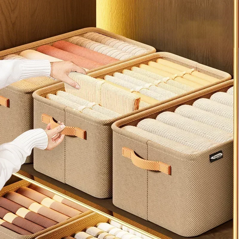 Wardrobe Organizer Box for Storage in The Closet Underwear Drawers Storage Bedroom Cabinet Socks Bra Storage Pants Organizer