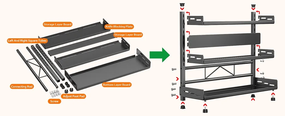 3 Tier Spice Storage Rack for Countertop Adjustable Spice Organization for Cabinet Kitchen Organizer Metal Shelf Black 3 Tier Spice Storage Rack for Countertop Adjustable Spice Organization for Cabinet Kitchen Organizer Metal Shelf Black